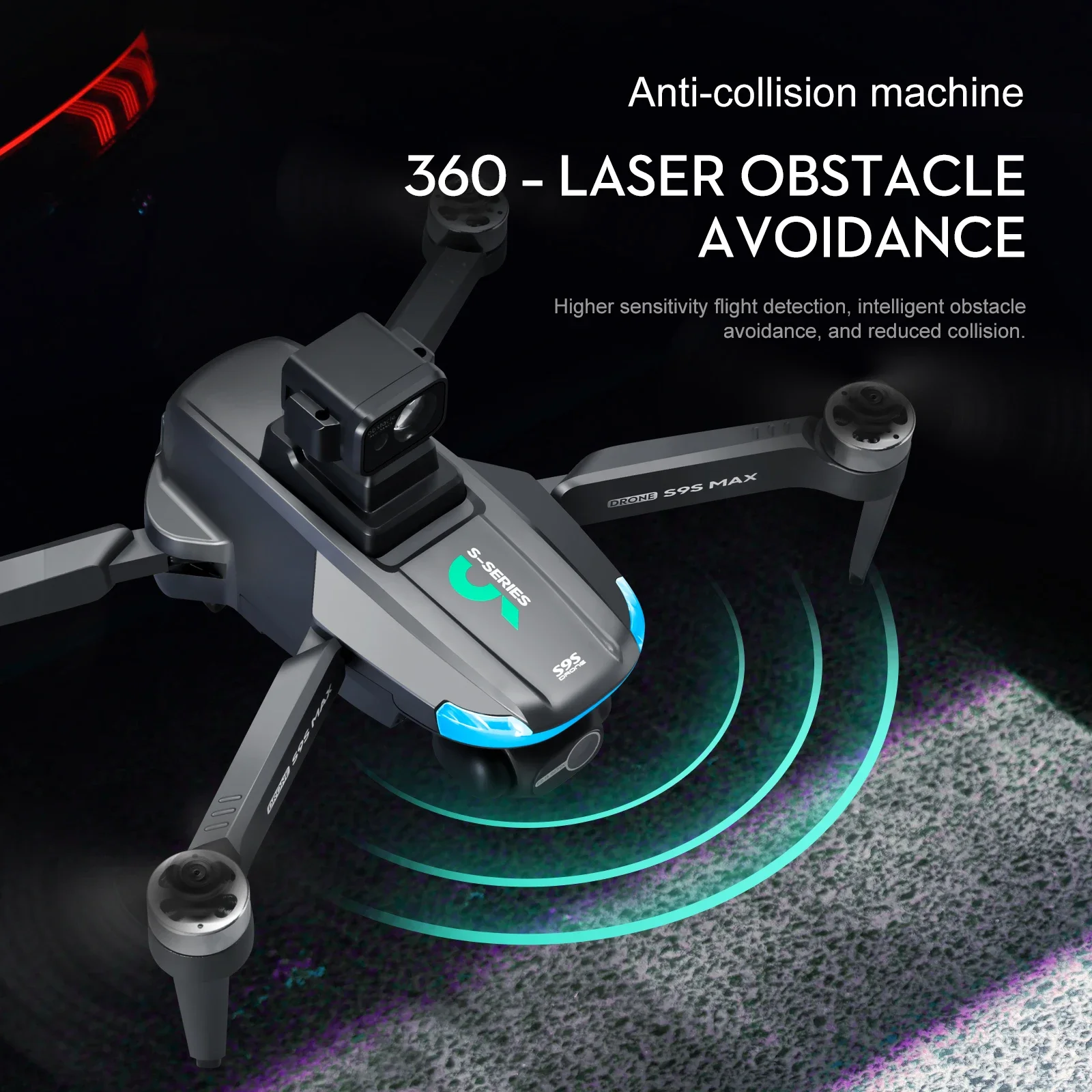 Nouveau S9S MAX MINI Drone 4K  - Drone Gimbal 2 Axis avis et prix