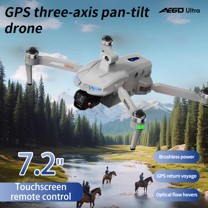 Drone GPS AE60 URTLA, caméra 8 - Drone Gimbal Mount avis et prix