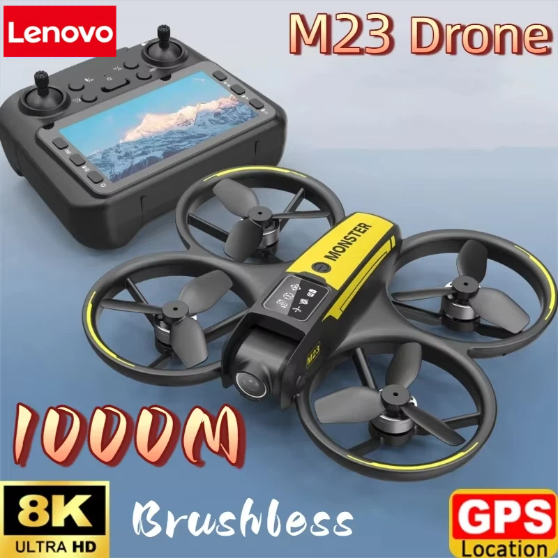 Drone Lenovo M23 HD 8K avec do - Drone Gimbal Brushless avis et prix